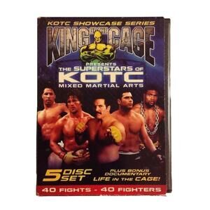 King of the Cage The Superstars of KOTC Mixed Martial Arts DVD, 2006 5 Disc Set